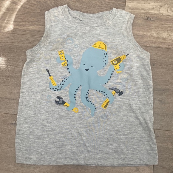 Toddler Boy Carter’s Heather Gray Tank Top - Picture 1 of 2